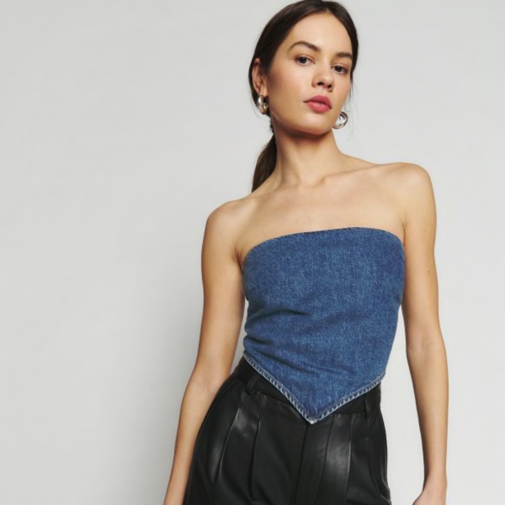 Reformation Braxton Handkerchief Top NWOT